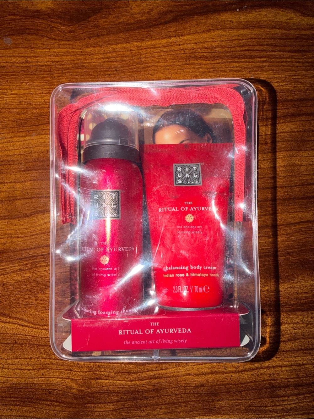 Ritual of Ayurveda Nourishing Body Cream & Foam Wash - Red